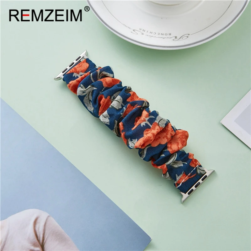 Scrunchie Elastic Watchband for Apple Watch 6 SE 5 4 3 Band 38mm 42mm 40mm 44mm Colorful Women Watch Strap Bracelet for iwatch
Scrunchie Elastic Watchband for Apple Watch 6 SE 5 4 3 Band 38mm 42mm 40mm 44mm Colorful Women Watch Strap Bracelet for iwatch