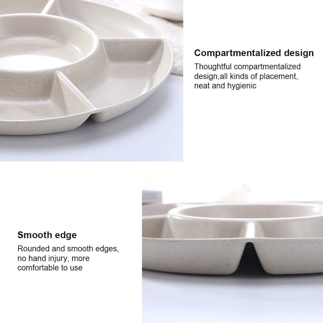 6-Compartment Food Storage Tray Dried Fruit Snack Plate Appetizer Serving Platter for Party Candy Pastry Nuts Dish Storage Box 
6-Compartment Food Storage Tray Dried Fruit Snack Plate Appetizer Serving Platter for Party Candy Pastry Nuts Dish Storage Box