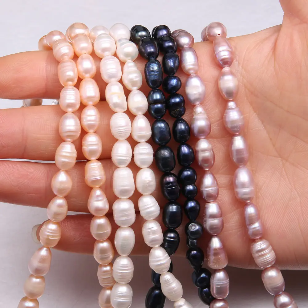 Rice-Shaped Beads Necklace Fashion A Grade Pearl Necklace Comfortable To Wear Ergonomic Design for Unisex Charm Jewelry Gift
Rice-Shaped Beads Necklace Fashion A Grade Pearl Necklace Comfortable To Wear Ergonomic Design for Unisex Charm Jewelry Gift