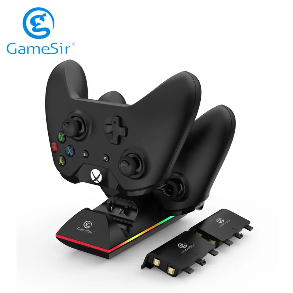 GameSir Dual Controller Charger for Xbox One / S X Elite with two 800mAh Rechargeable Batteries ENW60X611 | Электроника