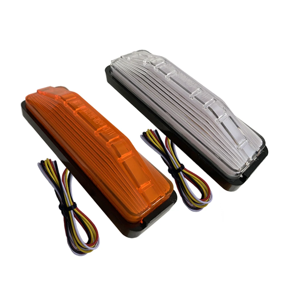 2PCS 28LED Truck Side Marker LED Brake Light Turn Signal DRL 12V 24V Flow Side Marker Taillight Waterproof for RV Truck Trailer
2PCS 28LED Truck Side Marker LED Brake Light Turn Signal DRL 12V 24V Flow Side Marker Taillight Waterproof for RV Truck Trailer