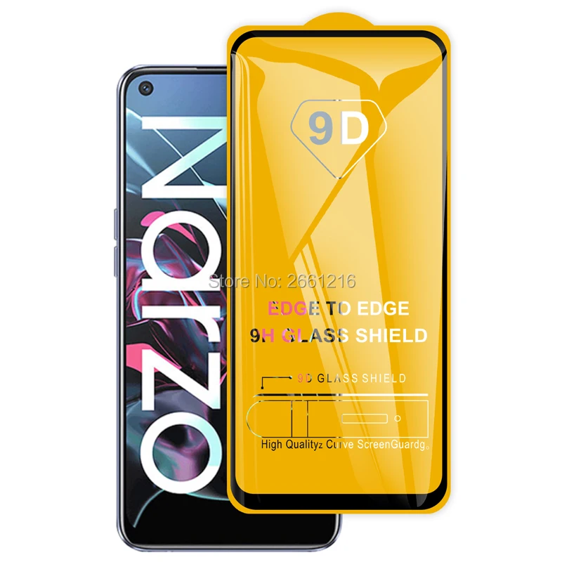 

Защитная пленка для экрана Oppo Realme Narzo / Realme 6i (Индия) 6,5 "5D 6D 9D с полным покрытием клея закаленное стекло 9H Premium