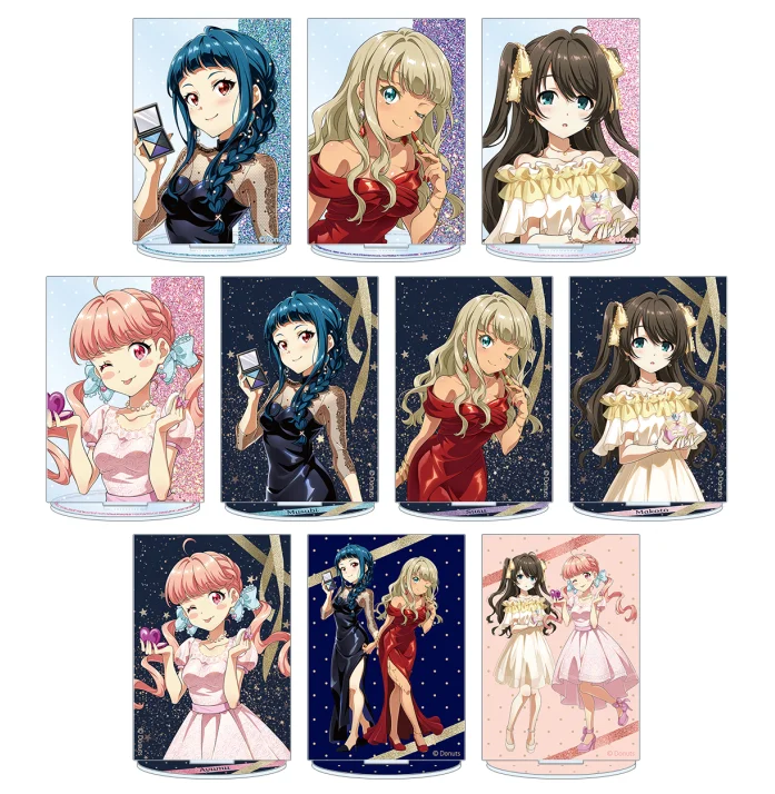 Anime Tokyo 7th Sisters Kasukabe Haru Musubi Tendouji Rona Tsunomori Square Acrylic Stand Model Plate Desktop Decor Toy
Anime Tokyo 7th Sisters Kasukabe Haru Musubi Tendouji Rona Tsunomori Square Acrylic Stand Model Plate Desktop Decor Toy