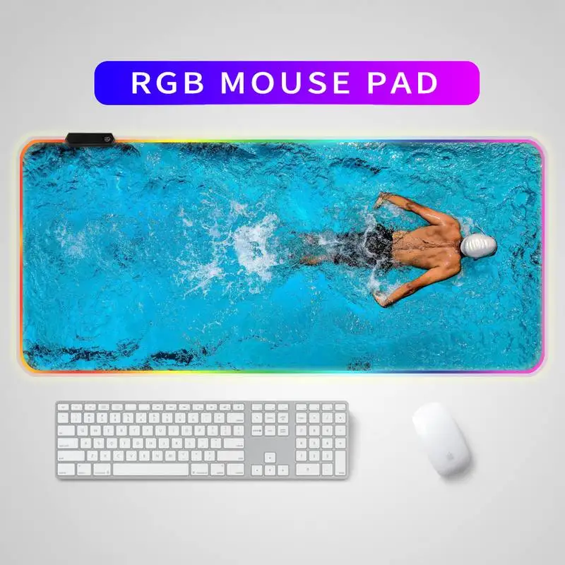 LED Light Gaming Mouse Pad RGB Large Keyboard Cover Non-Slip Rubber Base Computer Carpet Desk Mat PC Game Mouse Pad
LED Light Gaming Mouse Pad RGB Large Keyboard Cover Non-Slip Rubber Base Computer Carpet Desk Mat PC Game Mouse Pad