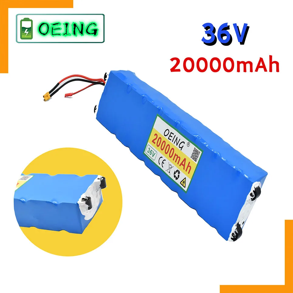 36V 20Ah 18650 lithium battery pack 10S3P 20000mah 250W-500W Same port 42V Electric Scooter M365 ebike Power Battery with BMS
36V 20Ah 18650 lithium battery pack 10S3P 20000mah 250W-500W Same port 42V Electric Scooter M365 ebike Power Battery with BMS
