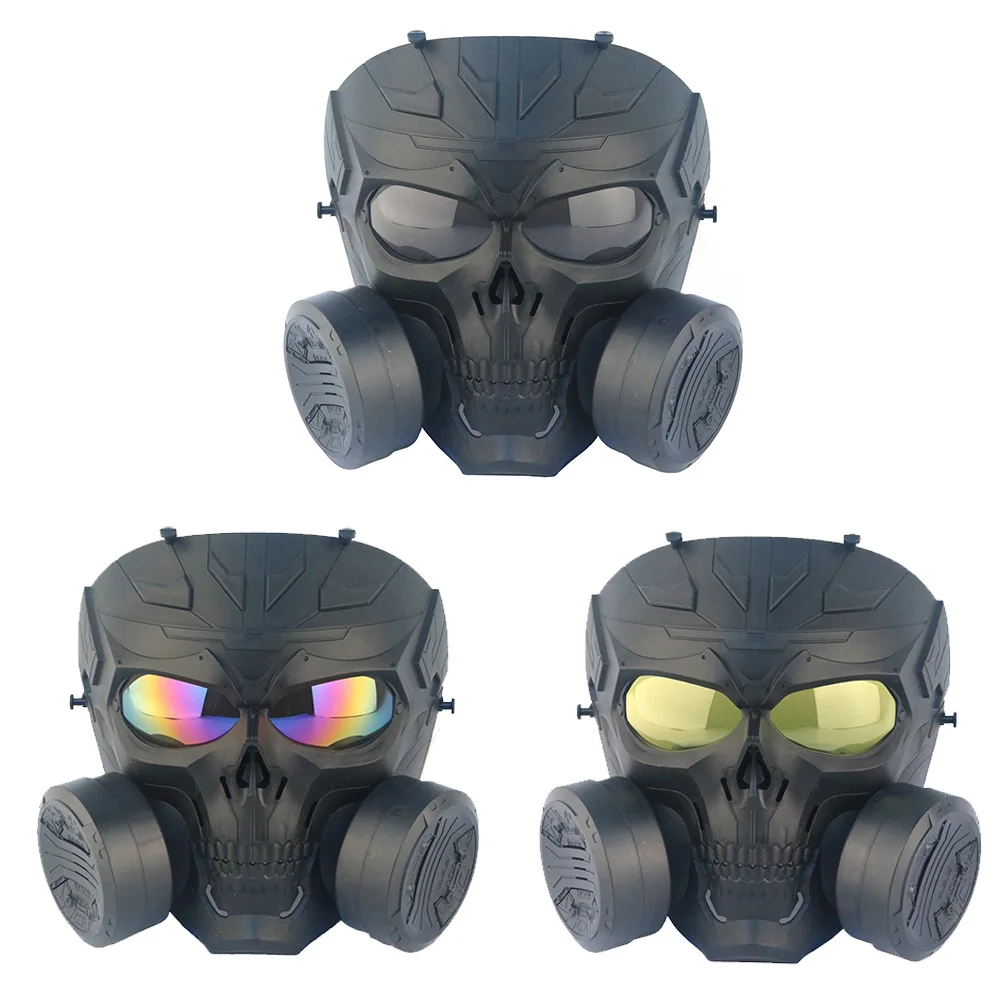Outdoor Paintball Airsoft Game Face Protector Safety Full Face Guard W/ PC Lens For Party Halloween Cosplay With Dual Fan
Outdoor Paintball Airsoft Game Face Protector Safety Full Face Guard W/ PC Lens For Party Halloween Cosplay With Dual Fan
