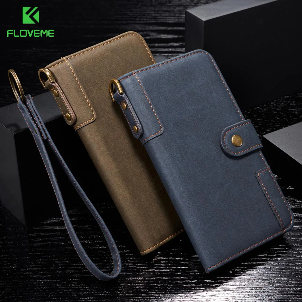 Чехол книжка FLOVEME для Samsung Note10 A20 A30 A40 A50 Plus S9|Чехлы-портмоне| |