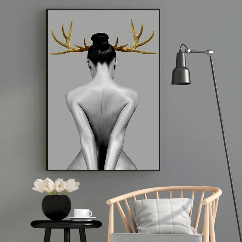 Nordic Antlers girls Figuars Canvas Print Wall Art Poster Picture Modern Bedroom Living Room Decoration No Frame 
Nordic Antlers girls Figuars Canvas Print Wall Art Poster Picture Modern Bedroom Living Room Decoration No Frame