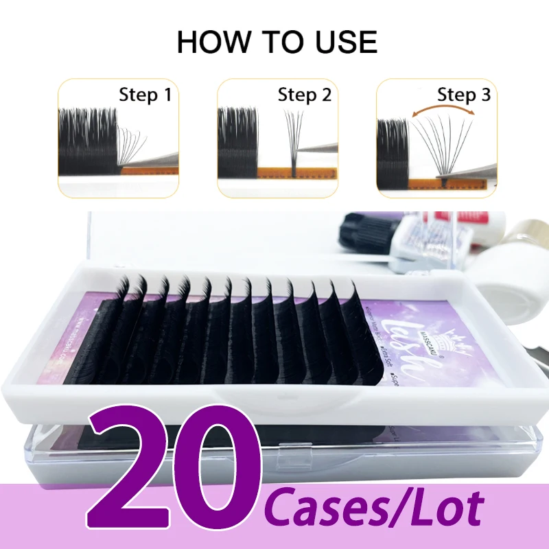 20case/lot Fast delivery 1s blooming 0.03 0.05 0.07 c/d curl premium hand made faux mink siberian easy fan eyelash extensions
20case/lot Fast delivery 1s blooming 0.03 0.05 0.07 c/d curl premium hand made faux mink siberian easy fan eyelash extensions