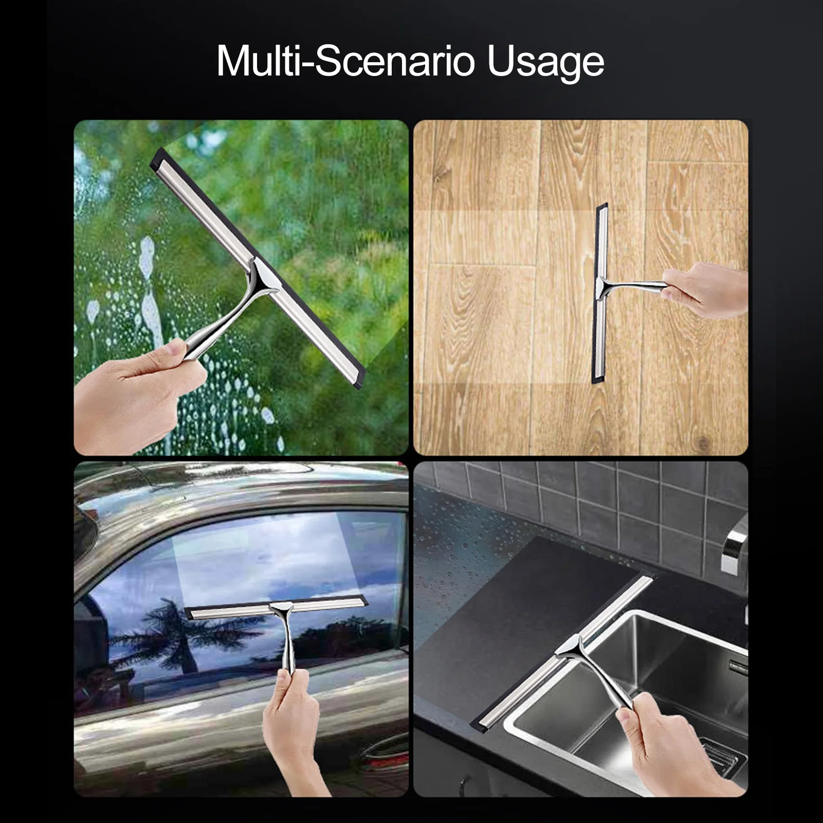 Glass Wiper Zinc Alloy Silica Gel Water Wiper Bathroom Restaurant Hotel Home Multifunctional Clearing Window Scraper
Glass Wiper Zinc Alloy Silica Gel Water Wiper Bathroom Restaurant Hotel Home Multifunctional Clearing Window Scraper