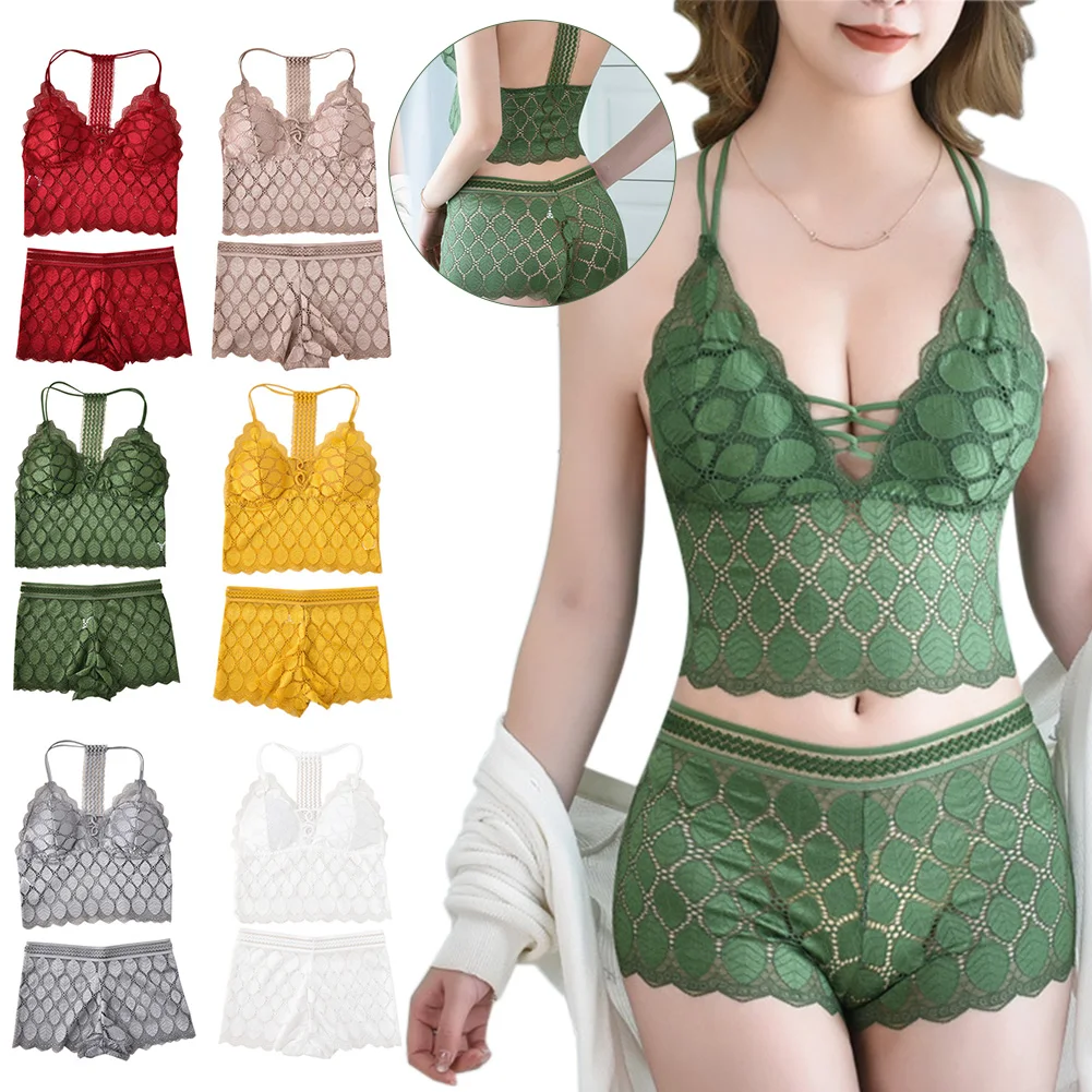 Sexy Lace Bra Set Lingerie Women Underwear Set Female Brief Panties Padded Push Up Tube Top 2021
Sexy Lace Bra Set Lingerie Women Underwear Set Female Brief Panties Padded Push Up Tube Top 2021