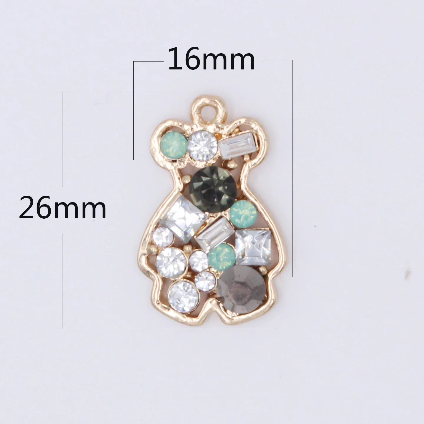 10pcs/lot Crystal Colorful Pearl Bear Rhinestone Dangle Handmade Charms Pendant DIY for Bracelet Necklace Bag 
10pcs/lot Crystal Colorful Pearl Bear Rhinestone Dangle Handmade Charms Pendant DIY for Bracelet Necklace Bag