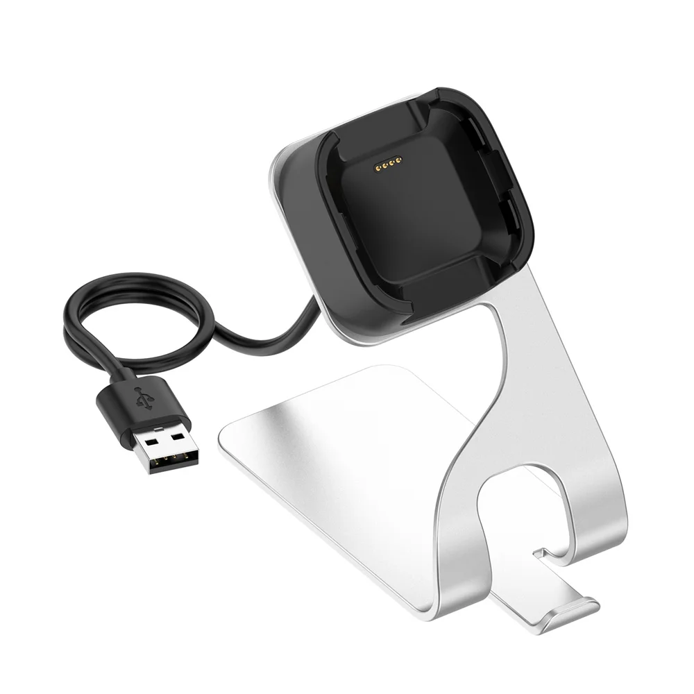 Зарядное устройство для часов, портативная док-станция из алюминиевого сплава для часов, USB-кабель для Fitbit Versa/Fitbit Versa Lite/Fitbit Versa SE
Зарядное устройство для часов, портативная док-станция из алюминиевого сплава для часов, USB-кабель для Fitbit Versa/Fitbit Versa Lite/Fitbit Versa SE