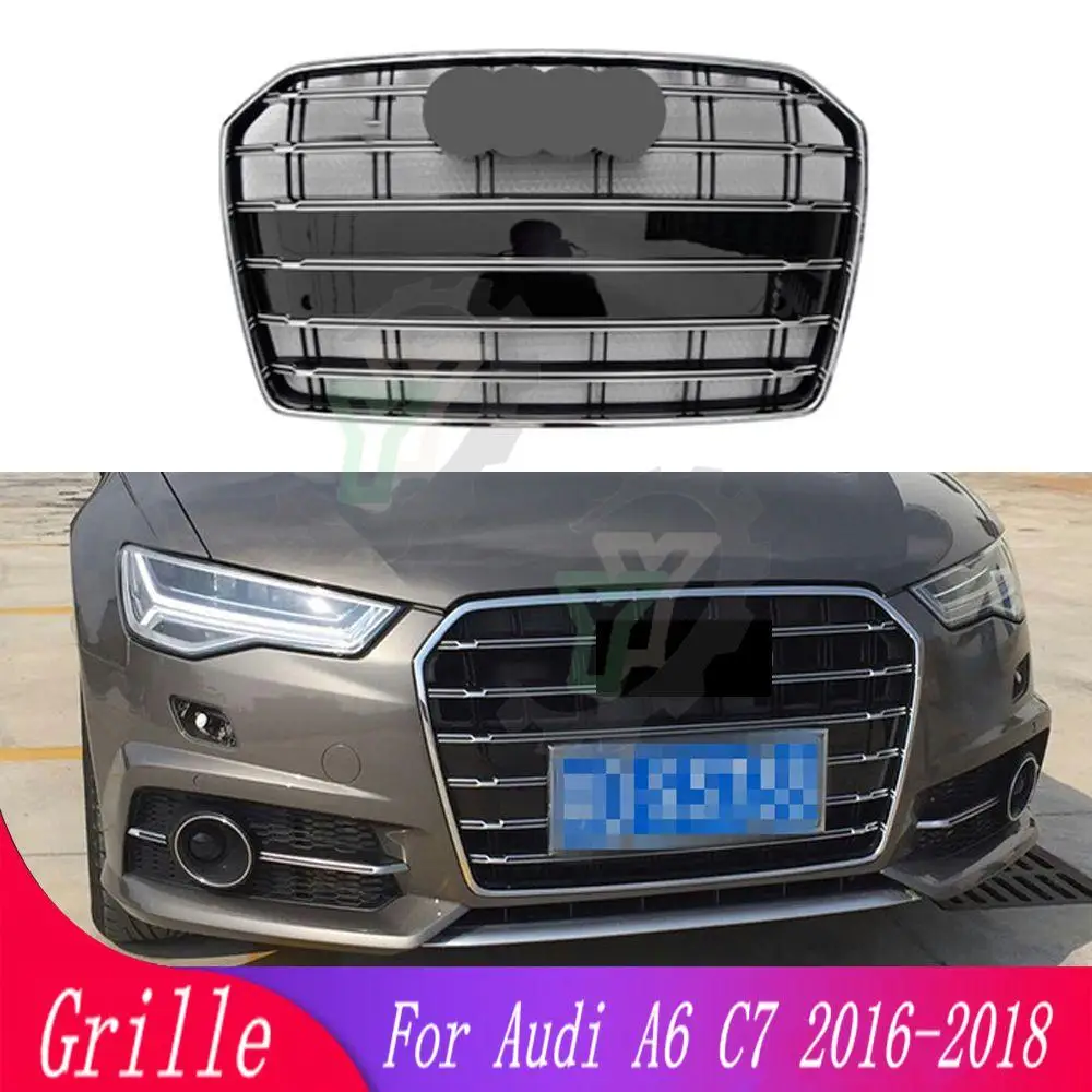 High quality car modified front bumper grille mesh For Audi A6 C7 2016 2017 2018 car styling accessories racing grill
High quality car modified front bumper grille mesh For Audi A6 C7 2016 2017 2018 car styling accessories racing grill