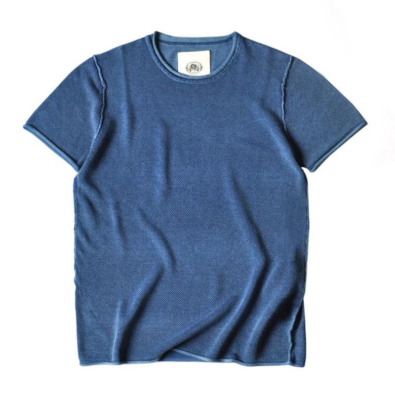 MY-0002 Read Description! Asian Size Mans Super Quality Cotton Casual Indigo Tee
MY-0002 Read Description! Asian Size Mans Super Quality Cotton Casual Indigo Tee