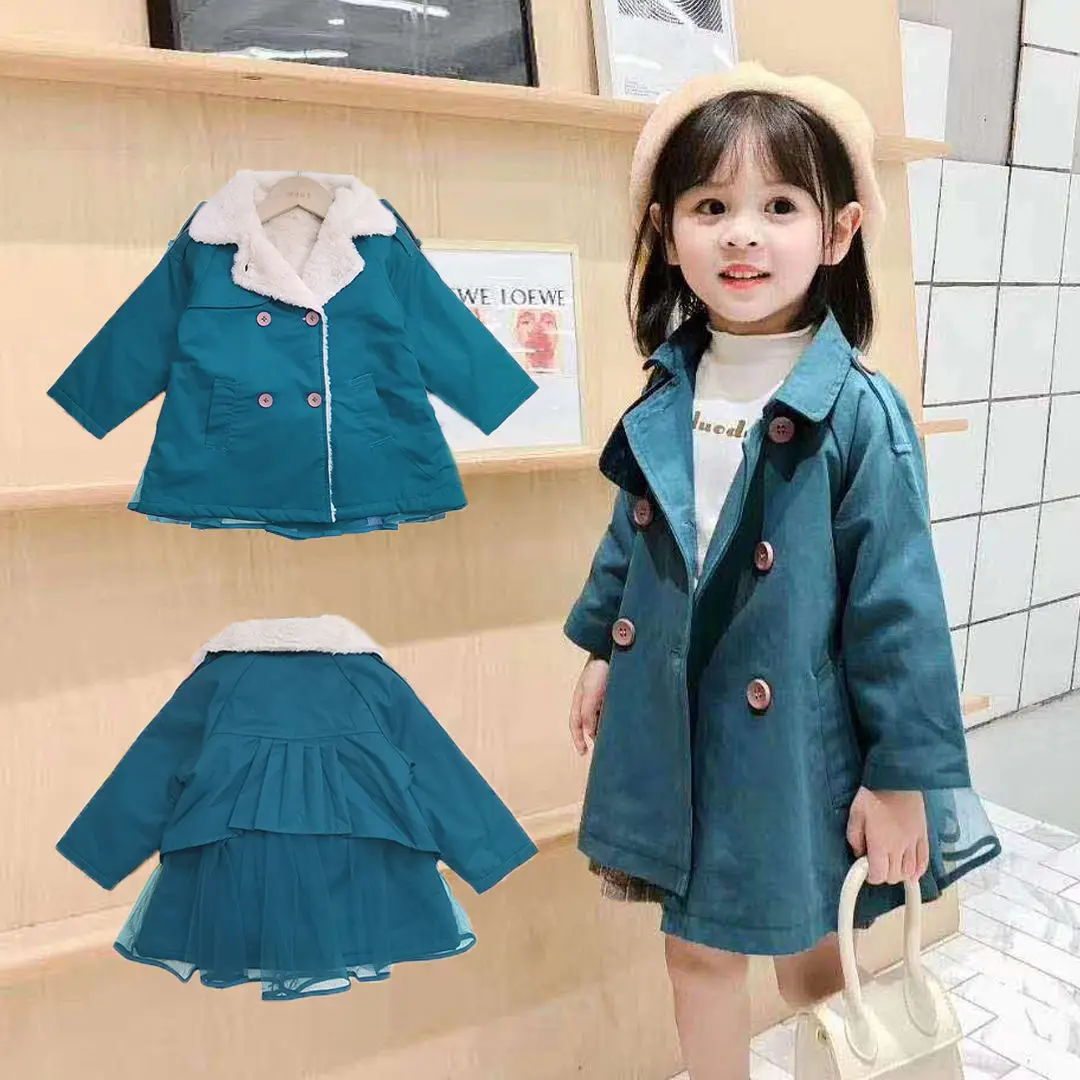 Cute Winter Spring Children Coat Baby Girls Clothes Warm Thicken Jackets Plus Velvet Toddler Buttons Pocket Outwear Kids
Cute Winter Spring Children Coat Baby Girls Clothes Warm Thicken Jackets Plus Velvet Toddler Buttons Pocket Outwear Kids