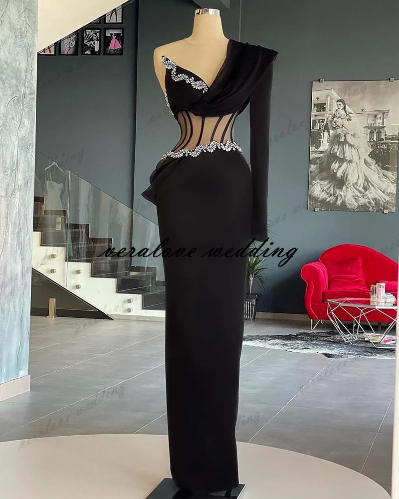 SauDi Arabic One Shoulder Evening Dress Mermaid Major Beads Satin Prom Dress vestidos de fiesta Formal Party Gowns
SauDi Arabic One Shoulder Evening Dress Mermaid Major Beads Satin Prom Dress vestidos de fiesta Formal Party Gowns