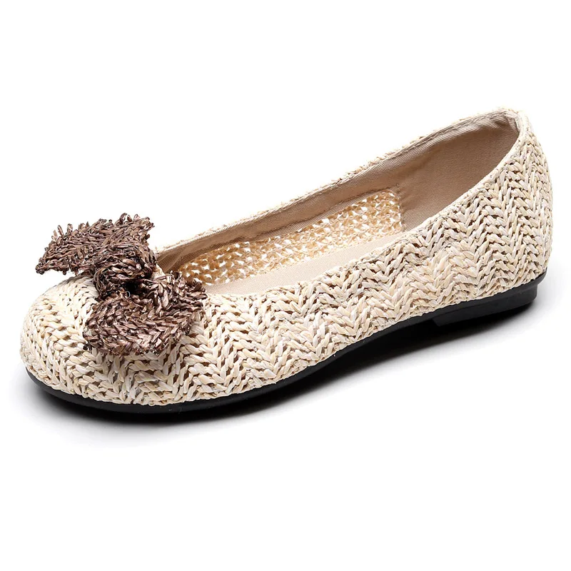 Summer Women Flats Straw Hollow Mesh Flat Bow Cloth Shoes Women's Comfortable Soft Shoes Woman 
Summer Women Flats Straw Hollow Mesh Flat Bow Cloth Shoes Women's Comfortable Soft Shoes Woman