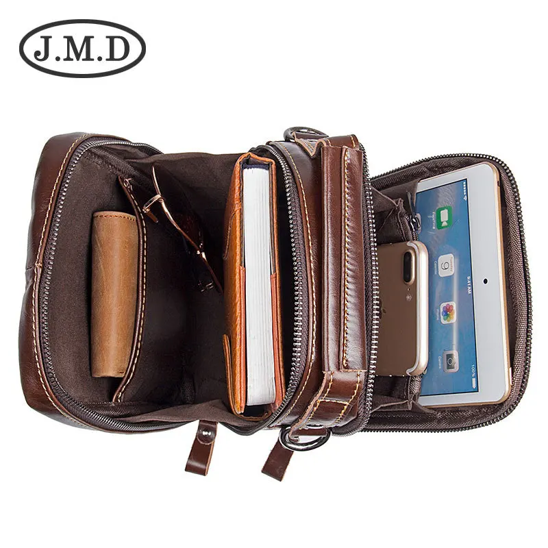 J.M.D New Men's Genuine Leather Shoulder Messenger Bag Black Simple Lightweight Small Handbags
J.M.D New Men's Genuine Leather Shoulder Messenger Bag Black Simple Lightweight Small Handbags