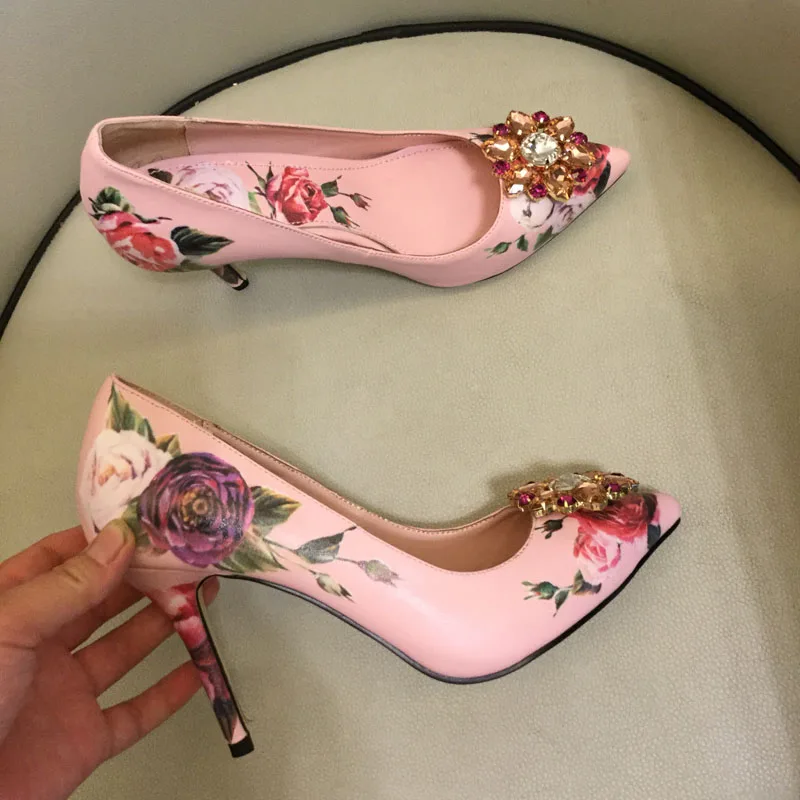 Prowow Shoes Woman Leather Pumps Thin Heels 6/10cm Printed Crystal Decor Design Pumps Woman Zapatos De Mujur Sapato Feminino
Prowow Shoes Woman Leather Pumps Thin Heels 6/10cm Printed Crystal Decor Design Pumps Woman Zapatos De Mujur Sapato Feminino