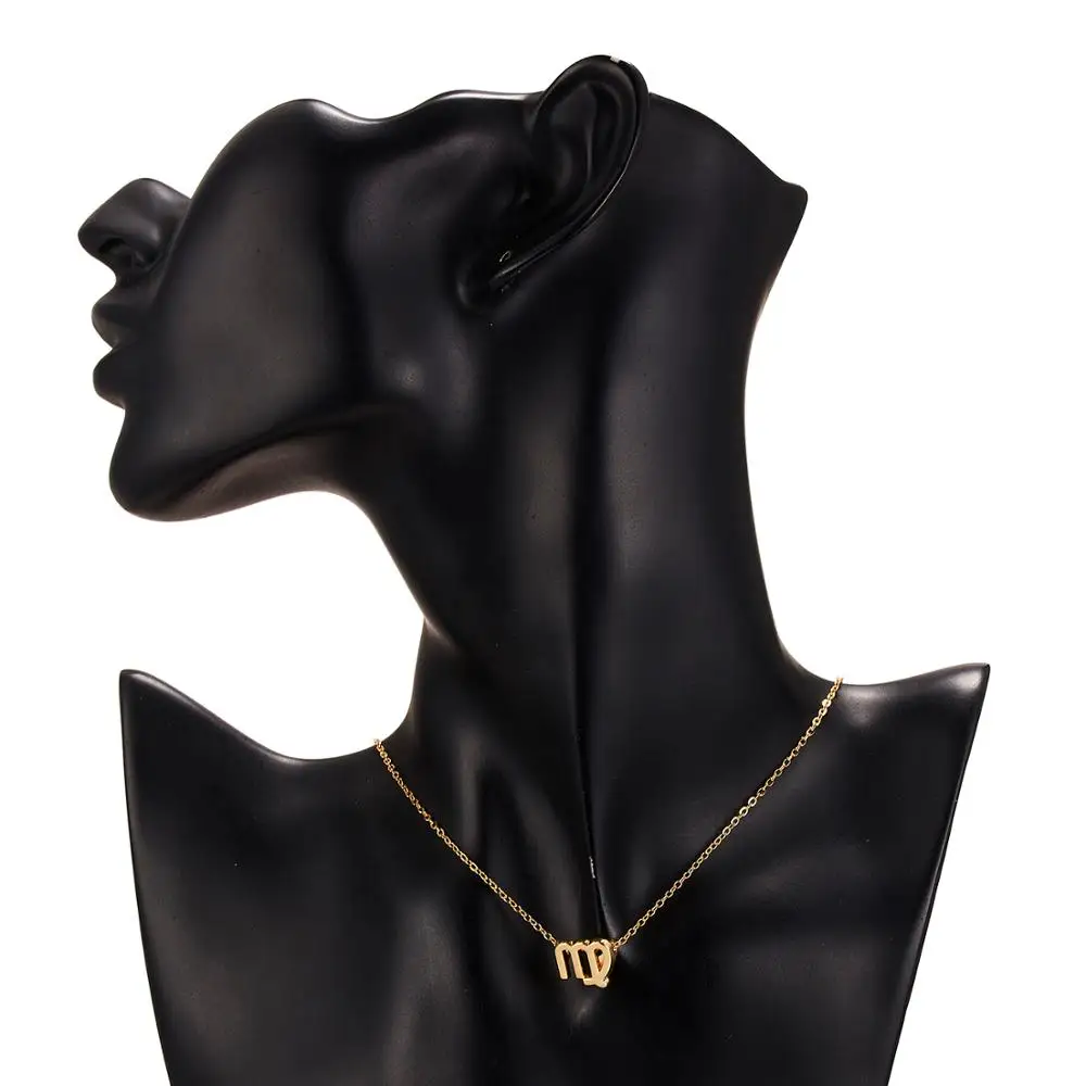 12 Constellation Pendant Gold Necklace Jewelry Choker Necklace Zodiac Sign Charm Necklace Birthday Gift Wish Card for Women Girl
12 Constellation Pendant Gold Necklace Jewelry Choker Necklace Zodiac Sign Charm Necklace Birthday Gift Wish Card for Women Girl