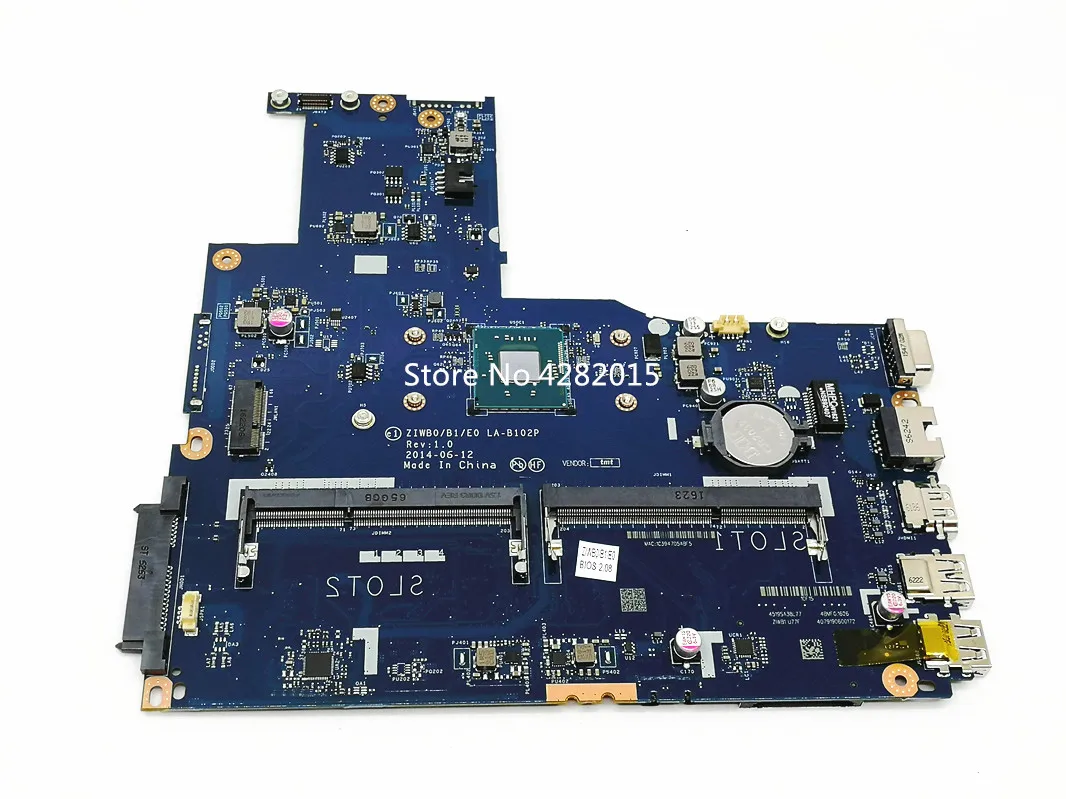 Бесплатная доставка материнской платы для ноутбука Lenovo B50-30 PC FRU:5B20G90122 ZIWB0/B1/E0 LA-B102P с процессором SR1YJ N2840 100% протестирован
Бесплатная доставка материнской платы для ноутбука Lenovo B50-30 PC FRU:5B20G90122 ZIWB0/B1/E0 LA-B102P с процессором SR1YJ N2840 100% протестирован