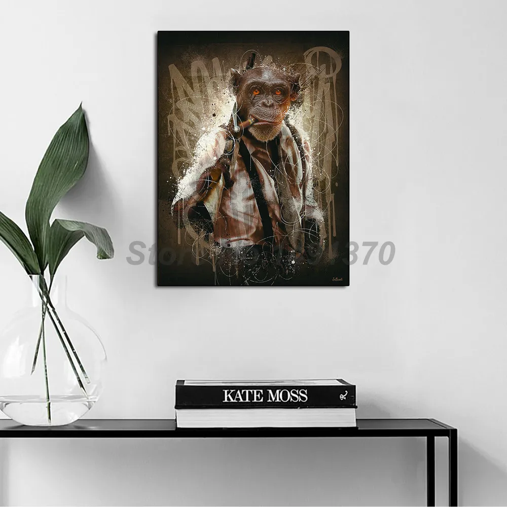 Картина на холсте с Обезьянами, старинный мир
Картина на холсте с Обезьянами, старинный мир
