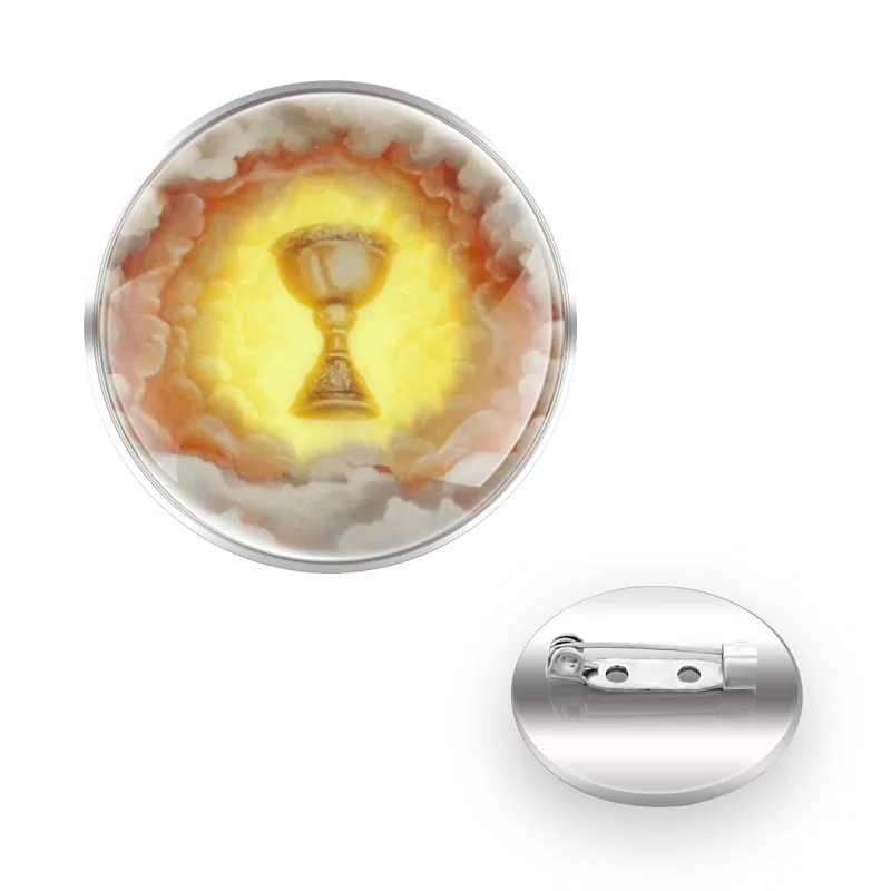 Classic Holy Grail Theme Brooch Badge Glass Cabochon Dome For Bag Clothes Decoration Pins Jewelry Gifts
Classic Holy Grail Theme Brooch Badge Glass Cabochon Dome For Bag Clothes Decoration Pins Jewelry Gifts