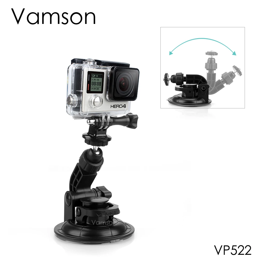 Vamson для GoPro Hero 7 6 5 + 9 см диаметр Автомобильная присоска штатив База крепление аксессуары для DJI OSMO Action для Xiaomi VP522
Vamson для GoPro Hero 7 6 5 + 9 см диаметр Автомобильная присоска штатив База крепление аксессуары для DJI OSMO Action для Xiaomi VP522