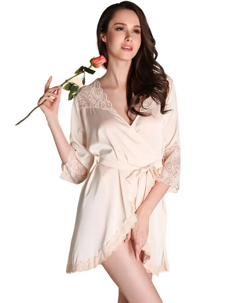 Kenmont 2pc Women's Sexy Lingerie Sleepwear Dress Lace Bathrobe Nightgown Nightdress 2pcs Pajamas Robe
Kenmont 2pc Women's Sexy Lingerie Sleepwear Dress Lace Bathrobe Nightgown Nightdress 2pcs Pajamas Robe