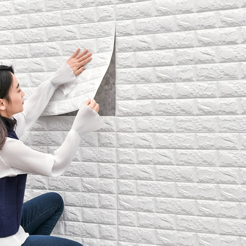 Wallpapers 3D Brick Pattern for TV background Living Room Bedroom Wall Decor DIY Self-adhesive Waterproof PE Foam Wall Stickers
Wallpapers 3D Brick Pattern for TV background Living Room Bedroom Wall Decor DIY Self-adhesive Waterproof PE Foam Wall Stickers