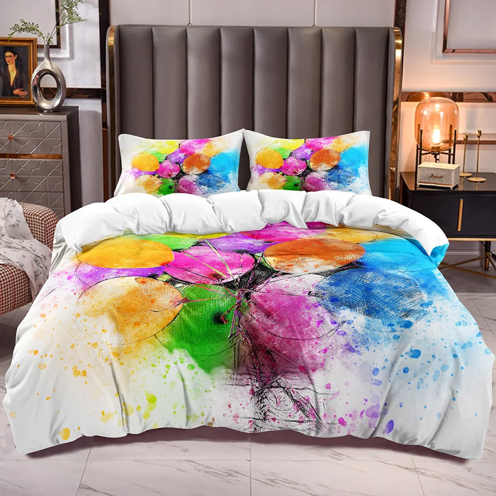 Kids Duvet Cover Sets with Colors Air Ballon for Boys Girls Bedroom Decor Colorful Dye Comforter Cover Sets with White Reverse
Kids Duvet Cover Sets with Colors Air Ballon for Boys Girls Bedroom Decor Colorful Dye Comforter Cover Sets with White Reverse