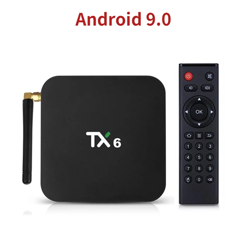 

NEW TV Box Android 9.0 Smart TV Box TX6 Android TV BOX 4GB RAM 64GB 4K TVBOX Allwinner H6 Quad Core USD3.0 2.4G/5G WiFi pk mini
