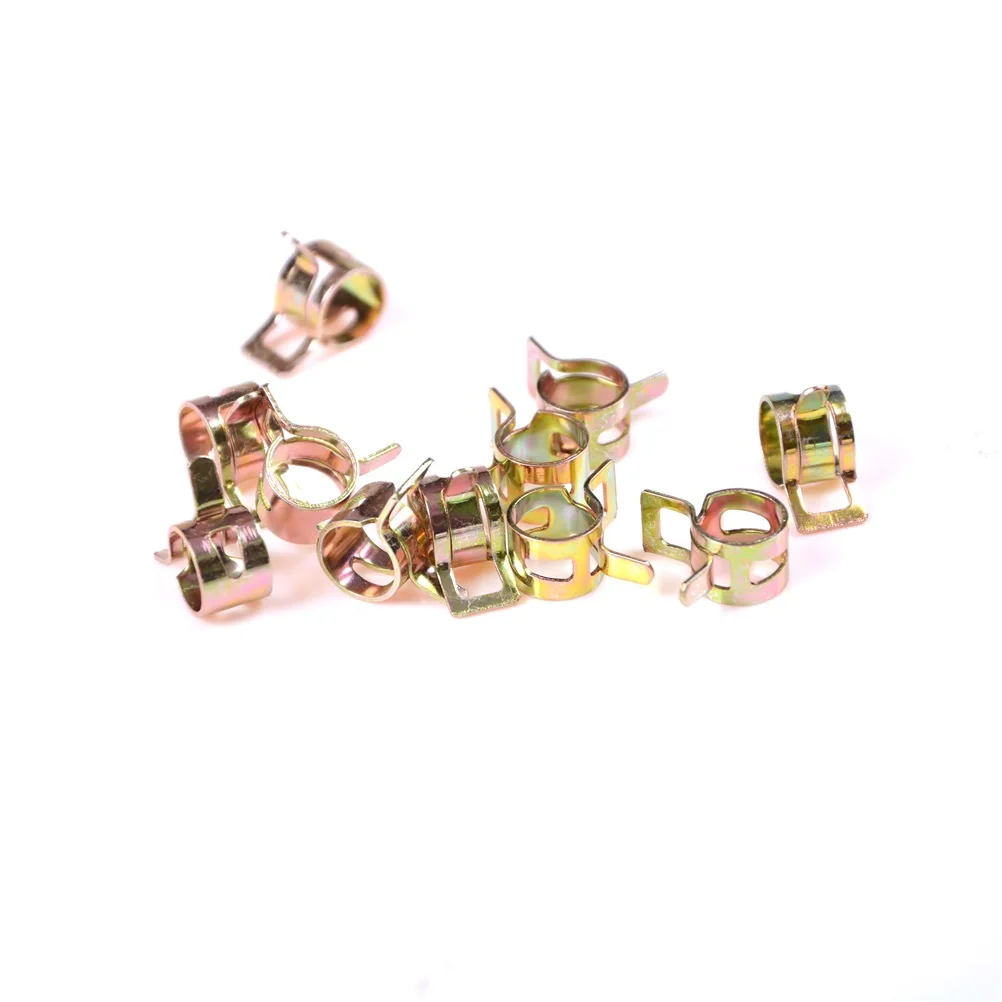 10Pcs/lot Motorcycle 5-10mm Silicone Pipe Tube Band Clamps Fastener Spring Clip Vacuum Fuel Hose Line
10Pcs/lot Motorcycle 5-10mm Silicone Pipe Tube Band Clamps Fastener Spring Clip Vacuum Fuel Hose Line