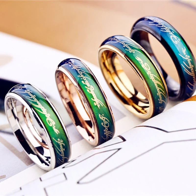 Military Mood Rings Lovers Titanium Emotion Temperature Color Change Rings Punk For Women Jewerly
Military Mood Rings Lovers Titanium Emotion Temperature Color Change Rings Punk For Women Jewerly