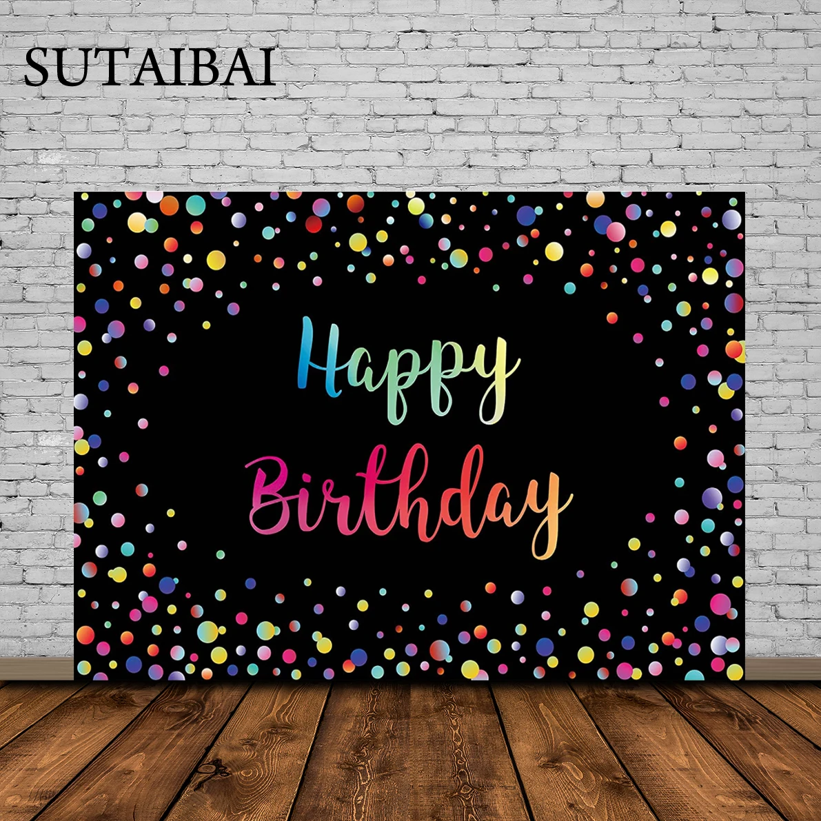 Glow Birthday Party Backdrops Black Bday Colorful Dots Decoration Banner Cake Table Supplies Photography Background Photo Booth
Glow Birthday Party Backdrops Black Bday Colorful Dots Decoration Banner Cake Table Supplies Photography Background Photo Booth