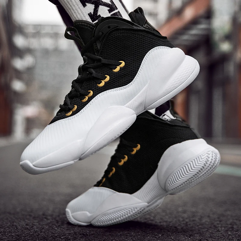 High-top men's non-slip shock-absorbing lightweight comfortable breathable basketball shoes men's sneakers
High-top men's non-slip shock-absorbing lightweight comfortable breathable basketball shoes men's sneakers