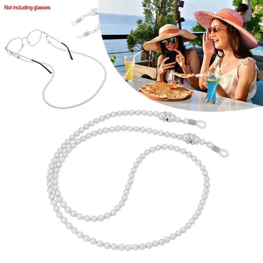White Pearl Beaded Eyeglass Chains Glasses Reading Eyeglasses Holder Strap Cords Lanyards For Women Girls
White Pearl Beaded Eyeglass Chains Glasses Reading Eyeglasses Holder Strap Cords Lanyards For Women Girls