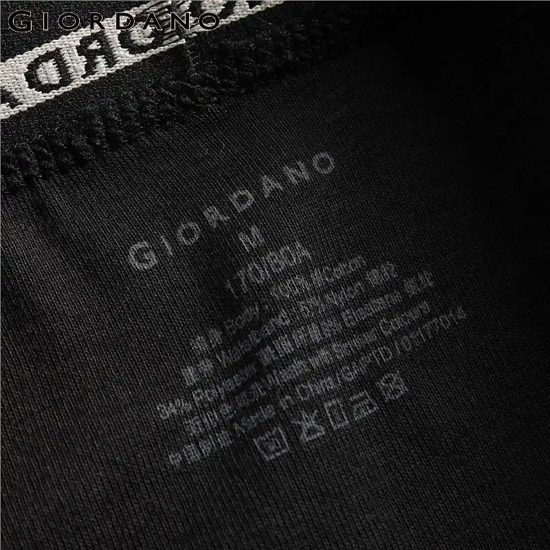 Giordano трусы мужские шесть пар треугольных трусов с логотипом брэнда на широкой