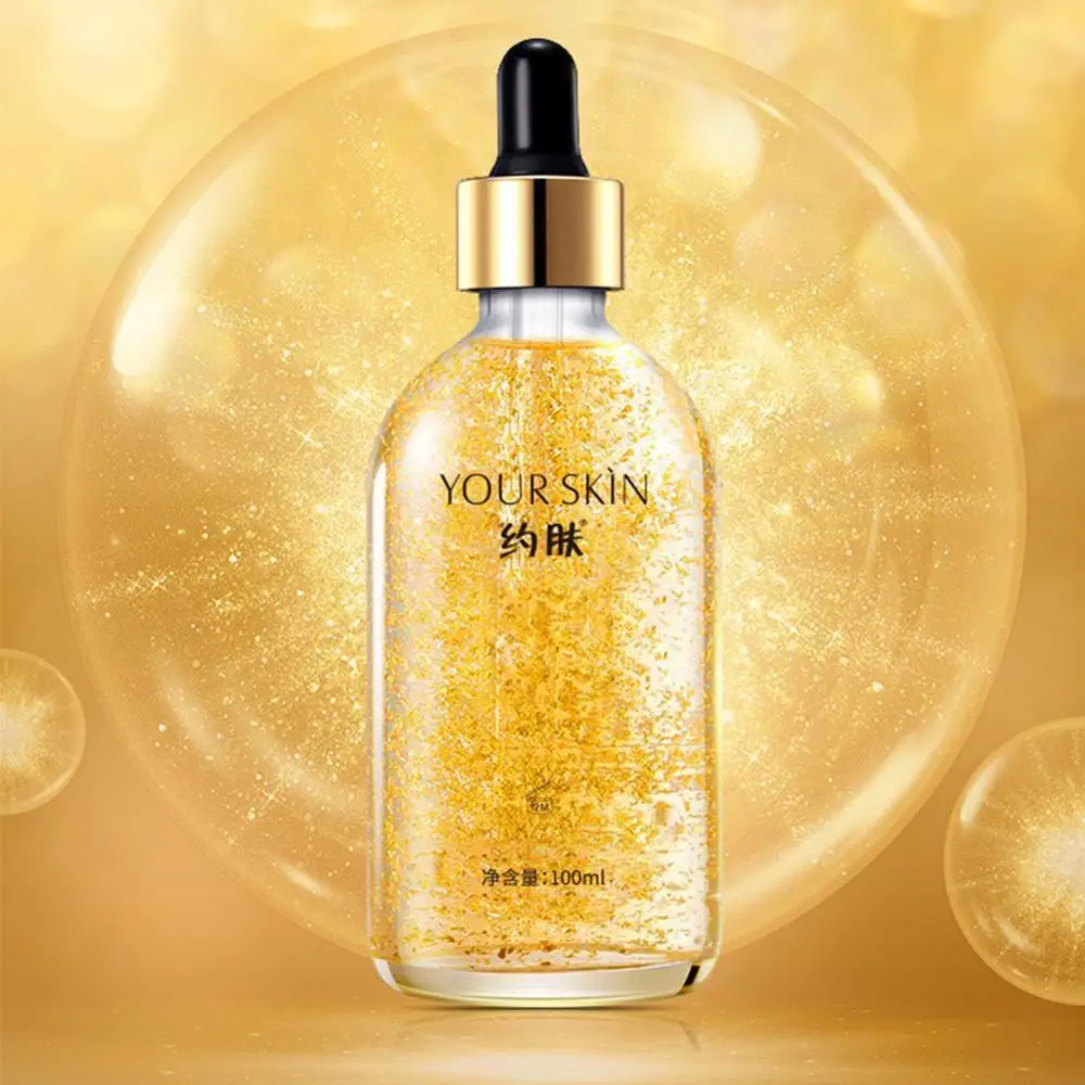100ML 24K Gold Tense Moisture Essence Pure Hyaluronic Acid Serum Anti Gold Nicotinamide Liquid Skin Care Essence
100ML 24K Gold Tense Moisture Essence Pure Hyaluronic Acid Serum Anti Gold Nicotinamide Liquid Skin Care Essence