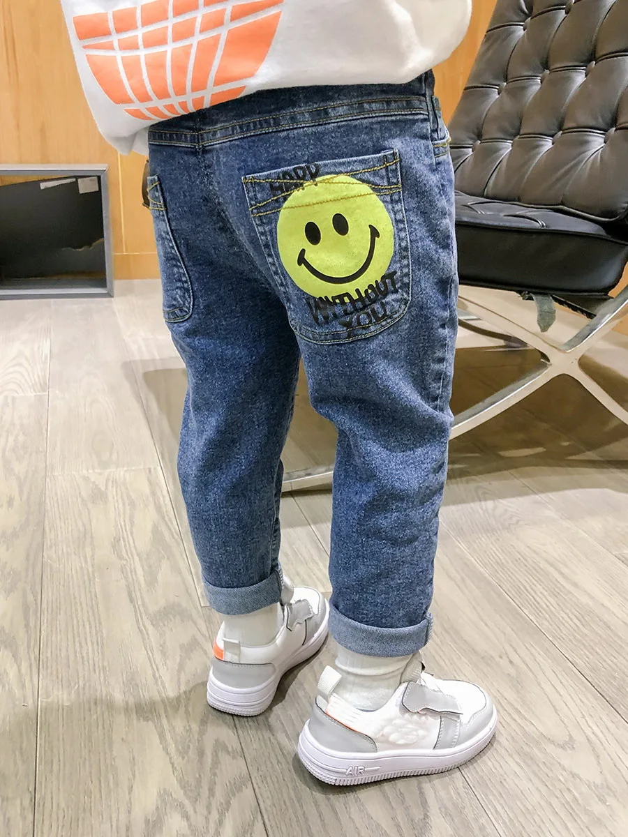 Детские джинсы для мальчиков на весну и осень, детские джинсовые брюки, джинсы для мальчиков, Детские прямые брюки с мультяшным рисунком
Детские джинсы для мальчиков на весну и осень, детские джинсовые брюки, джинсы для мальчиков, Детские прямые брюки с мультяшным рисунком