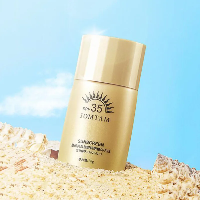 Для отбеливания веснушек солнцезащитный крем для тела Водонепроницаемая защита от УФ-лучей Золотая бутылка солнцезащитный крем
Для отбеливания веснушек солнцезащитный крем для тела Водонепроницаемая защита от УФ-лучей Золотая бутылка солнцезащитный крем