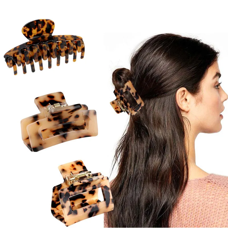 Acetate Barrette Crab Hair Clips for Women Girls Vintage Hairclips Amber Hair Banana Ornaments French Hair Accessories 2021
Acetate Barrette Crab Hair Clips for Women Girls Vintage Hairclips Amber Hair Banana Ornaments French Hair Accessories 2021