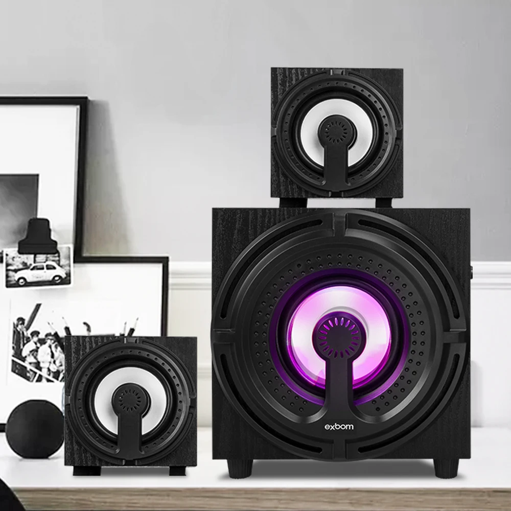 Loud-speaker USB wired combination high-computer speakers bass player stereo music subwoofer sound for phone
Loud-speaker USB wired combination high-computer speakers bass player stereo music subwoofer sound for phone