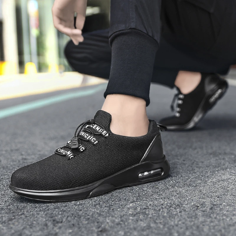 Korean Version Men's Running Shoes Flying Woven Breathable Running Air Cushion Sports Leisure Plus Size Shoes Professional Shoes
Korean Version Men's Running Shoes Flying Woven Breathable Running Air Cushion Sports Leisure Plus Size Shoes Professional Shoes