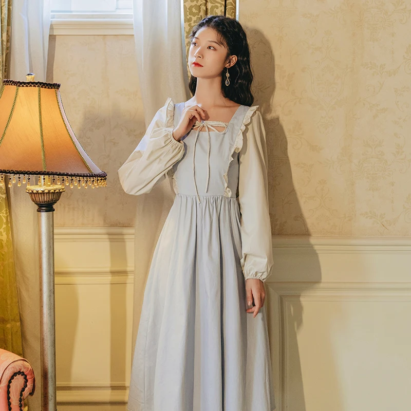 Женское милое платье с оборками, элегантное нежное милое синее платье с квадратным вырезом и бантом, весна 2021
Женское милое платье с оборками, элегантное нежное милое синее платье с квадратным вырезом и бантом, весна 2021