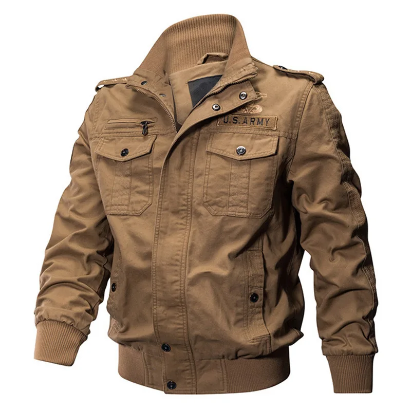 Wepbel Plus Size Coats Cargo Jackets Zipper Army Fan Cotton Jacket Plus Velvet Working Wear Winter Thicken Bomber Jackets
Wepbel Plus Size Coats Cargo Jackets Zipper Army Fan Cotton Jacket Plus Velvet Working Wear Winter Thicken Bomber Jackets