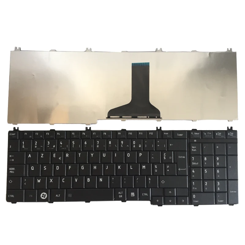 

Французская клавиатура для ноутбука toshiba Satellite C650 C655 C655D C660 C670 L650 L655 L670 L675 L750 L755 l755d, черная клавиатура для ноутбука Fr
