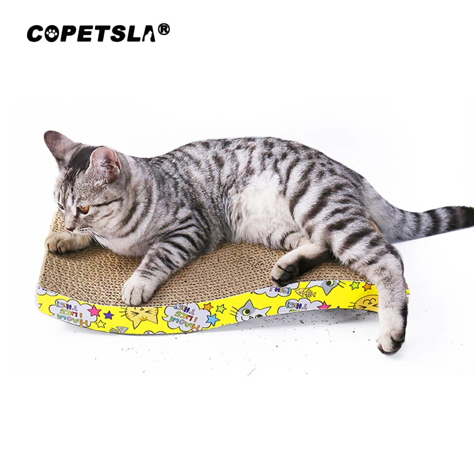 Copetsla New Corrugated Paper Cat Scratch Board Catnip Cat Scratching Pad Pet Cat Toys Pet Supplies
Copetsla New Corrugated Paper Cat Scratch Board Catnip Cat Scratching Pad Pet Cat Toys Pet Supplies