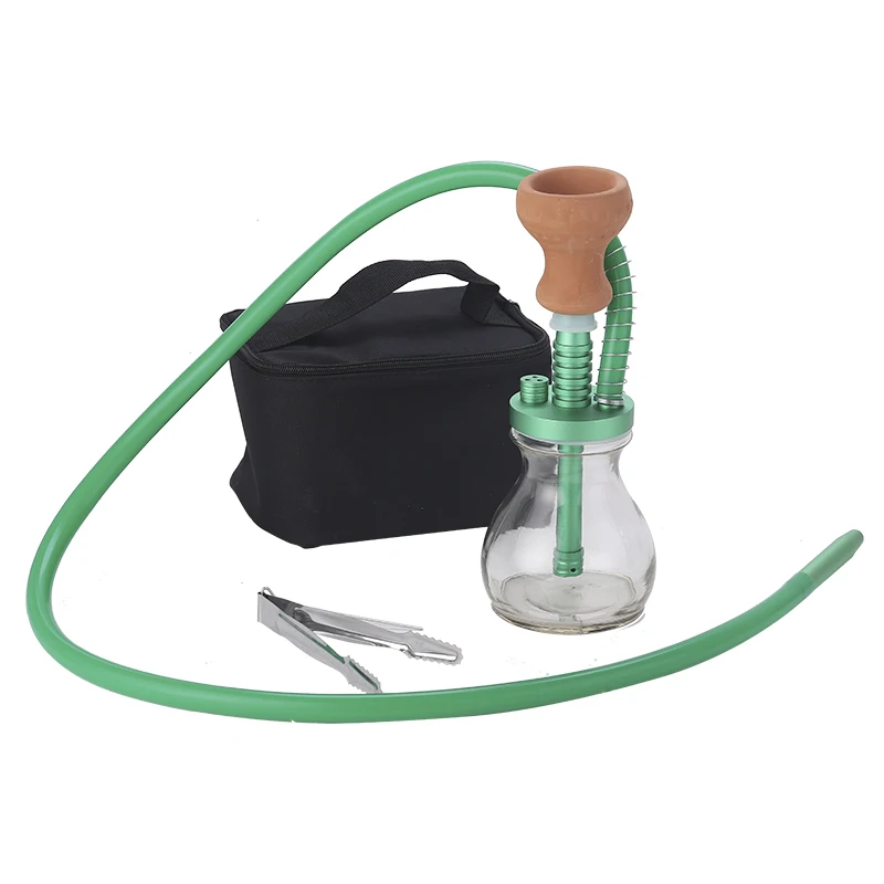 Portable Travel Glass Hookah Set With Silicone Hookah Hose Handbag Aluminum Alloy Shisha Smoking Accessories
Portable Travel Glass Hookah Set With Silicone Hookah Hose Handbag Aluminum Alloy Shisha Smoking Accessories